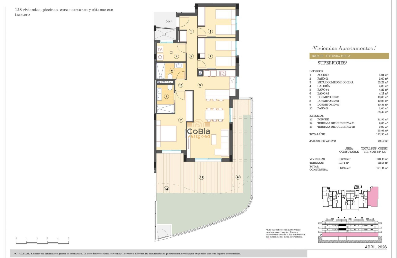 New Build - Apartment - Finestrat - Campana Garden