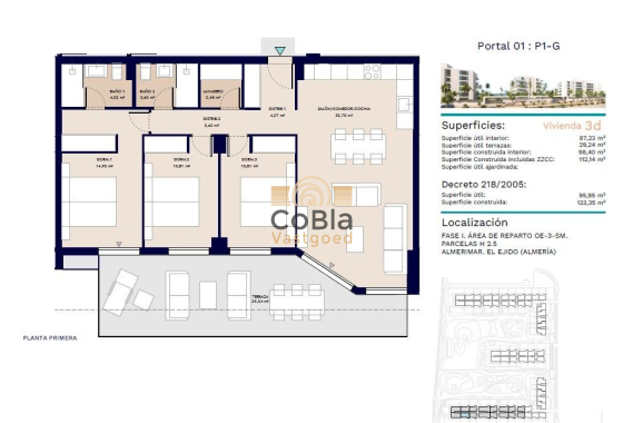 Nieuwbouw Woningen - Appartement - Almerimar - 1ª Linea De Playa