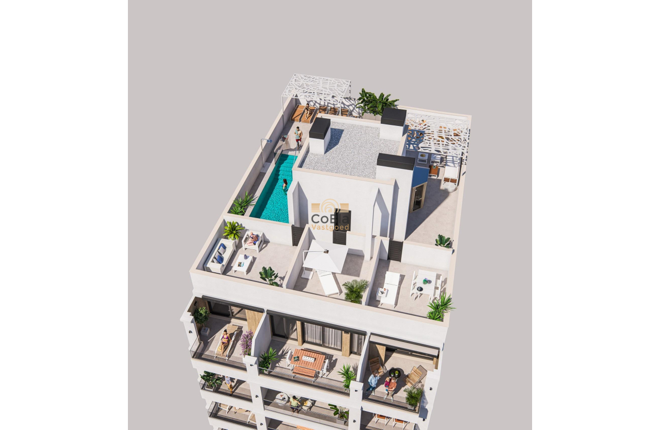 Nieuwbouw Woningen - Appartement - Torrevieja - Playa de El Cura