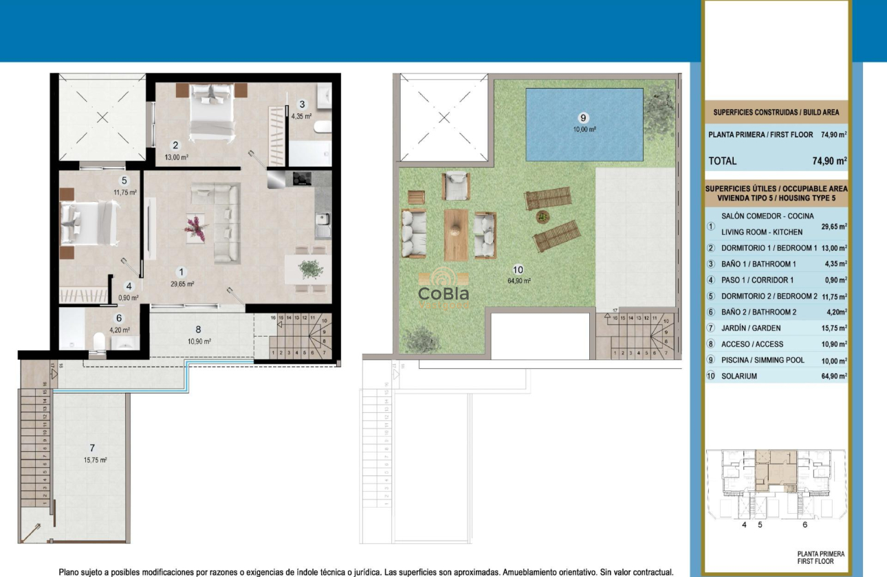 Nieuwbouw Woningen - Bungalow - San Pedro del Pinatar - Lo Pagan