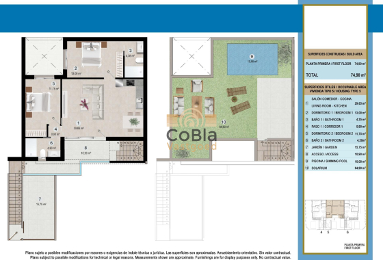 Nieuwbouw Woningen - Bungalow - San Pedro del Pinatar - Lo Pagan