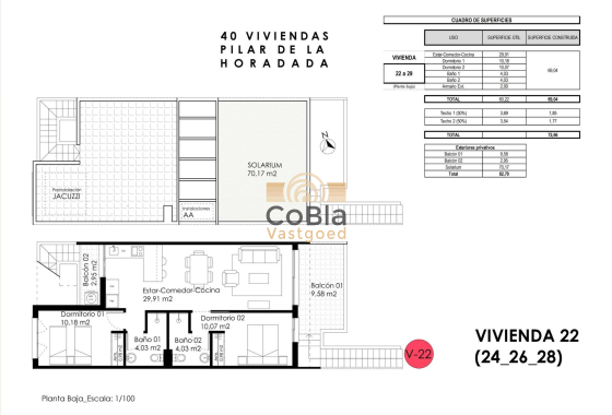 Nieuwbouw Woningen - Bungalow - Pilar de la Horadada - pueblo