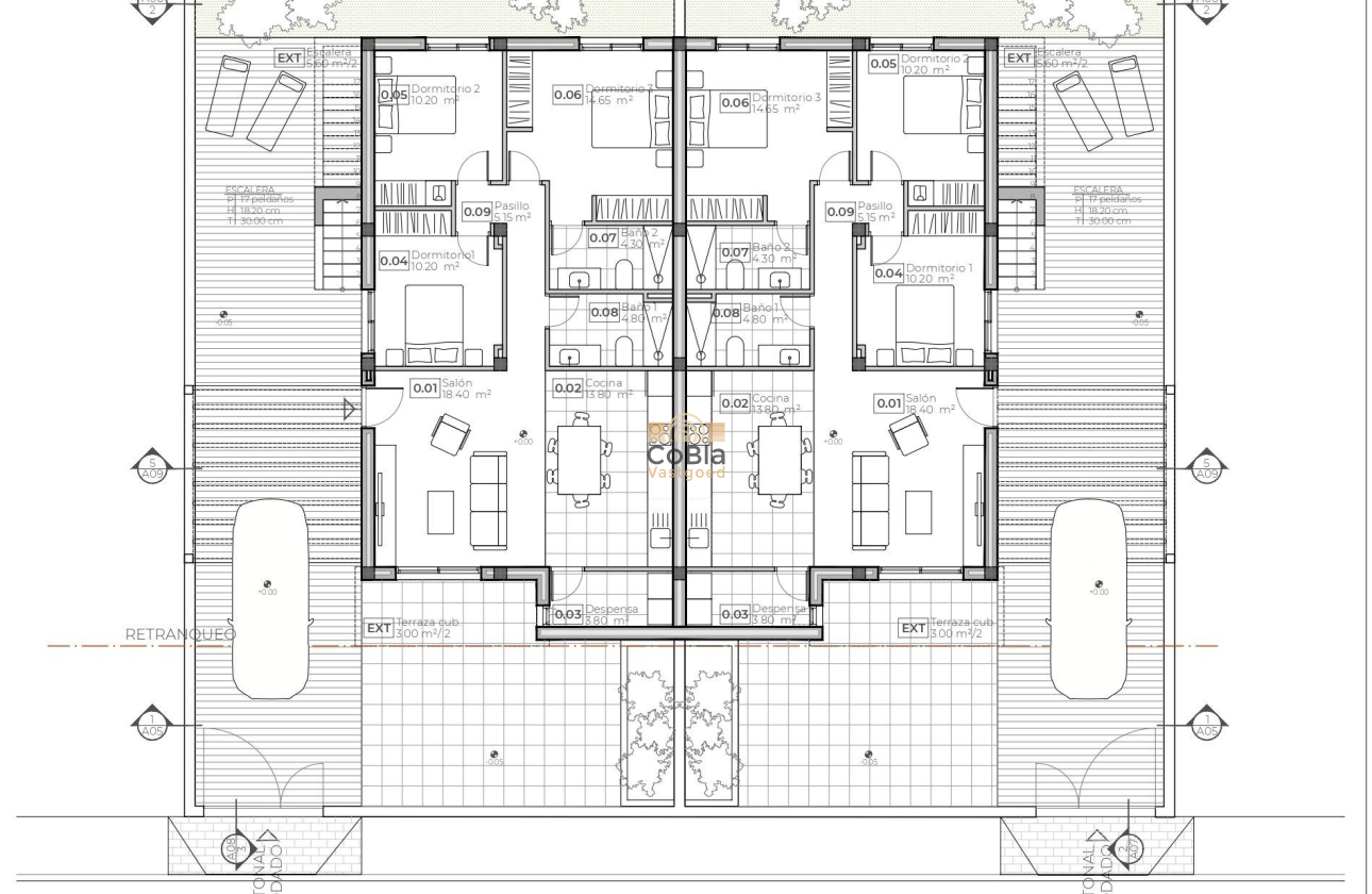 Nieuwbouw Woningen - Villa - Puerto de Mazarron - Caleñares