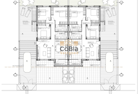 Nieuwbouw Woningen - Villa - Puerto de Mazarron - Caleñares