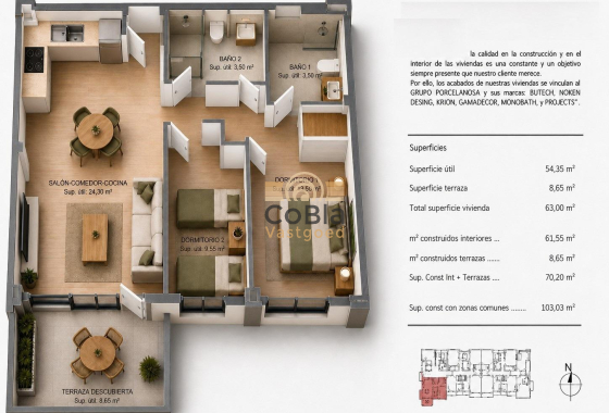 Nieuwbouw Woningen - Appartement - Villajoyosa - Cala de Finestrat
