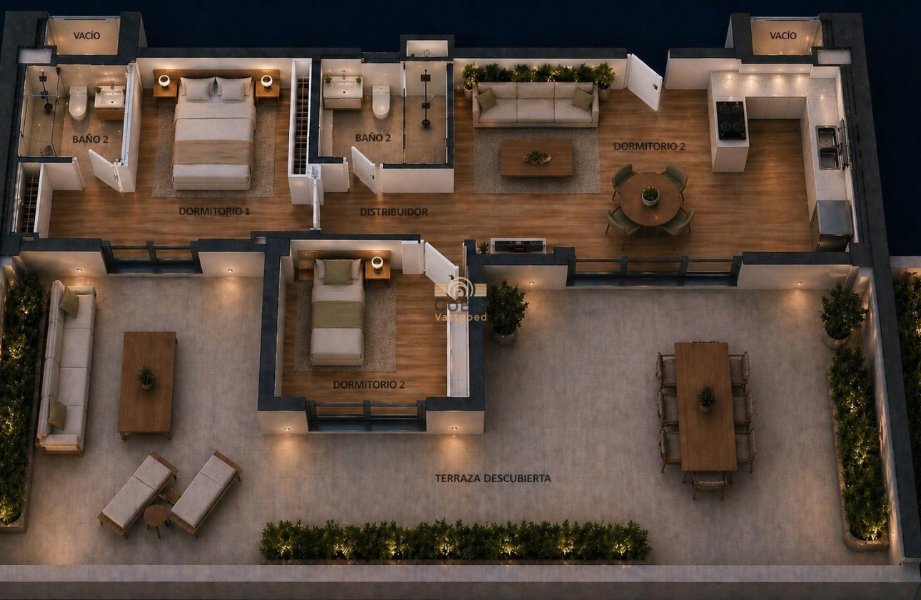 Nieuwbouw Woningen - Penthouse - Villajoyosa - Cala de Finestrat