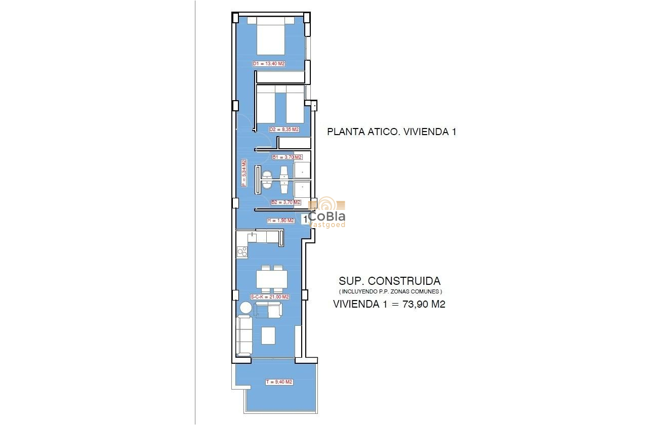 Nouvelle construction - Attique - Torrevieja - Playa El Acequión