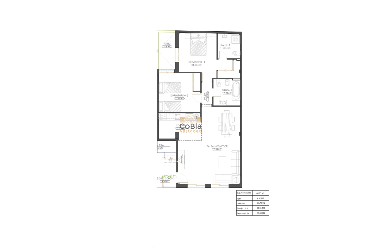 Nouvelle construction - Apartment - Cuevas Del Almanzora - Herrerias