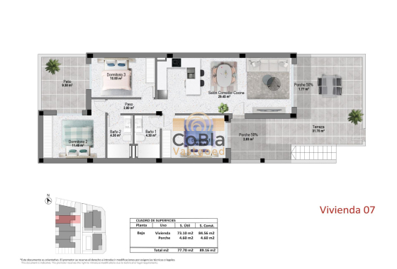 New Build - Bungalow - Pilar de la Horadada - pueblo