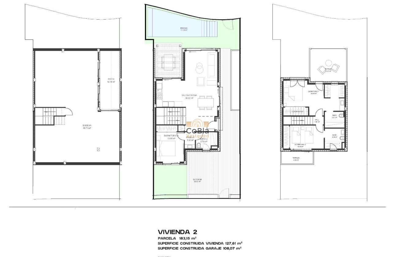 Nieuwbouw Woningen - Villa - Torre Pacheco - Santa Rosalía