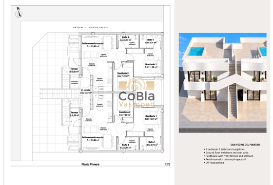 Nieuwbouw Woningen - Bungalow - San Pedro del Pinatar - Los Peñascos