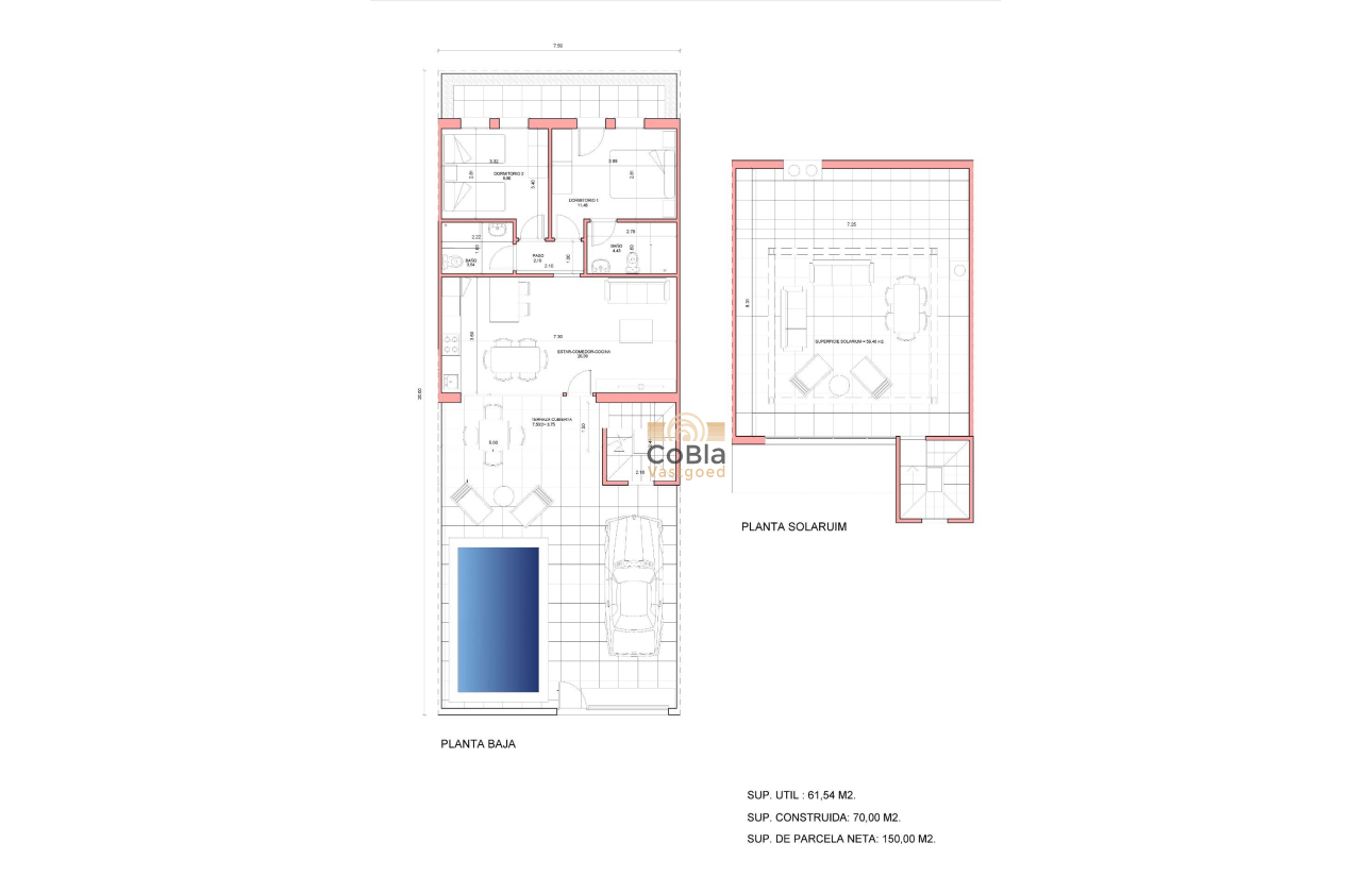 Nieuwbouw Woningen - Herenhuis - Fuente Álamo - La Pinilla