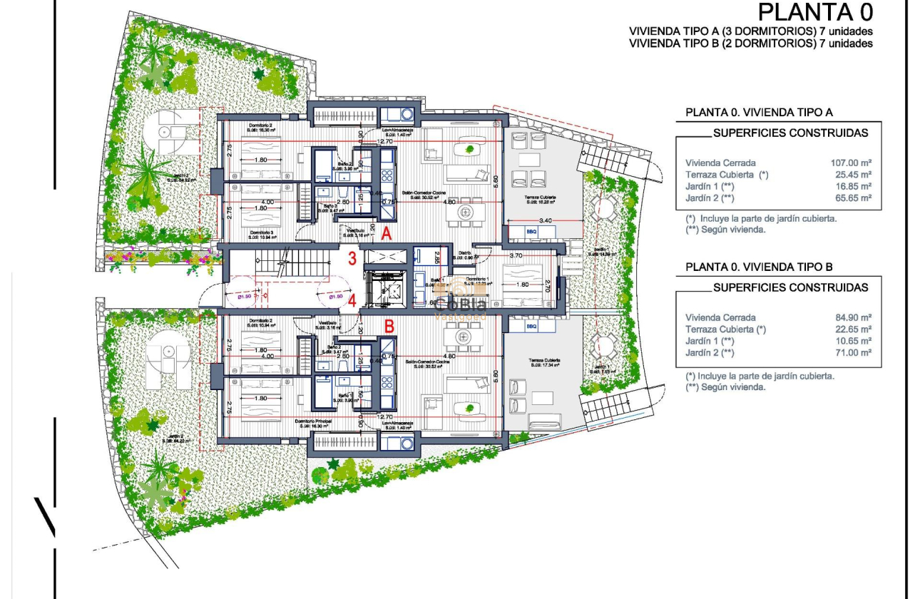 Nieuwbouw Woningen - Appartement - La Manga Club - Las Orquídeas