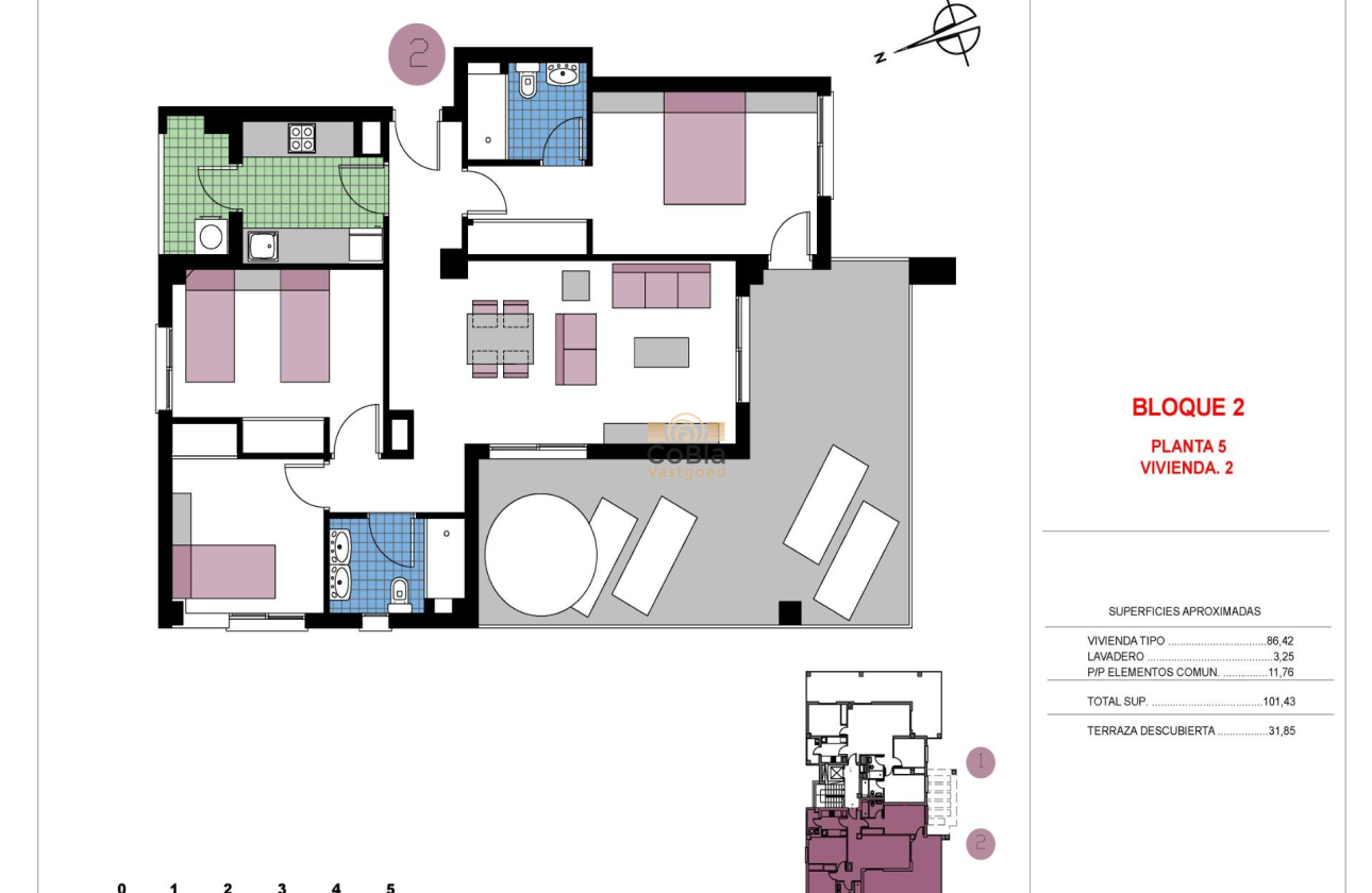 Nouvelle construction - Attique - Pilar de la Horadada - Mil Palmeras