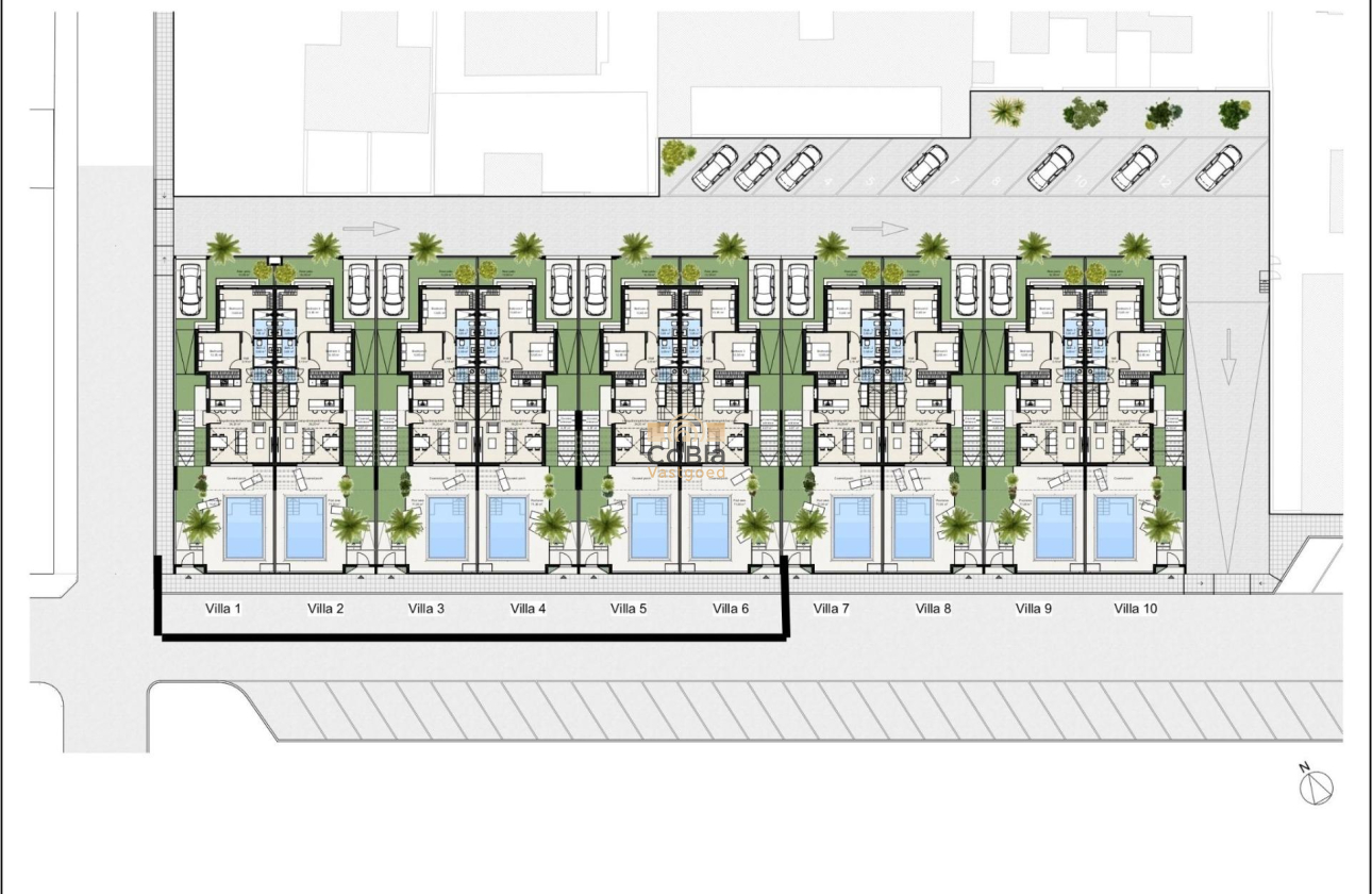 Nieuwbouw Woningen - Villa - Los Nietos - Centro