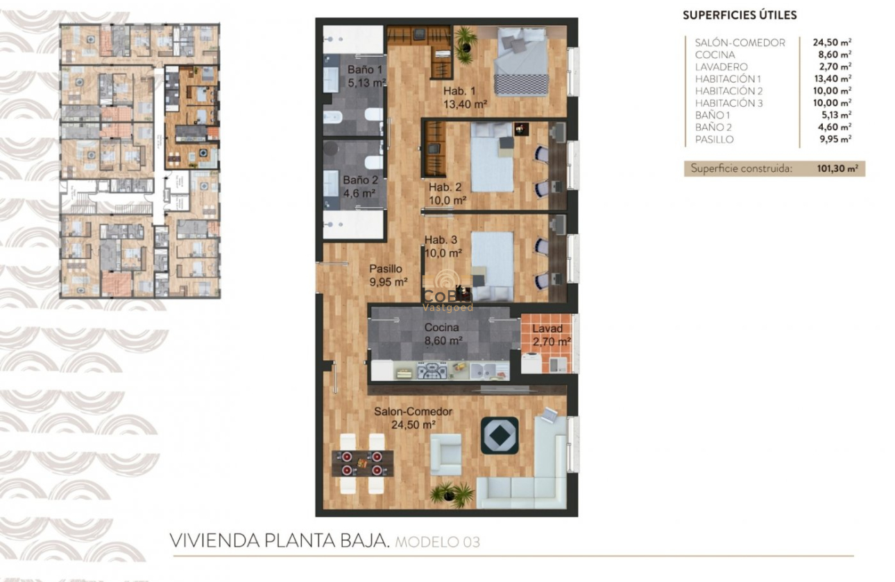 Nouvelle construction - Apartment - Torre Pacheco