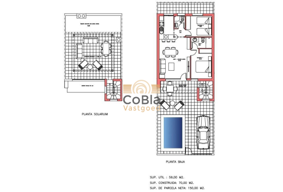 Nouvelle construction - Maison de ville - Fuente Álamo - La Pinilla