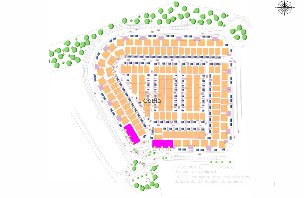 Nieuwbouw Woningen - Herenhuis - Fuente Álamo - La Pinilla