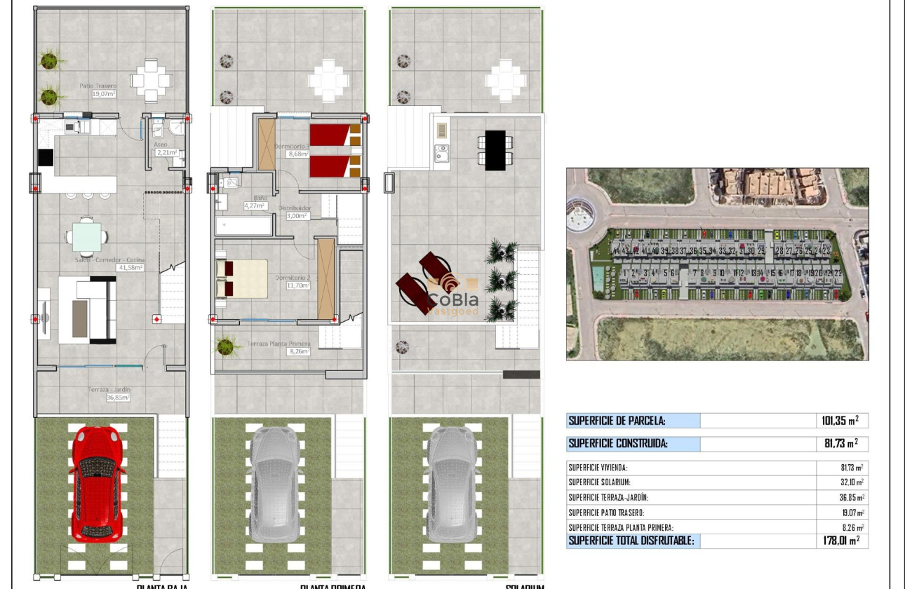 New Build - Townhouse - Cox - Sin Zona