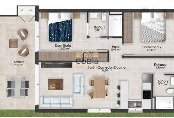 Nieuwbouw Woningen - Appartement - Alhama De Murcia - Condado De Alhama