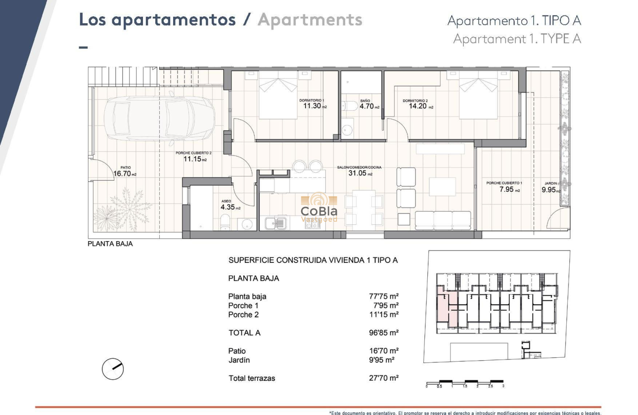 Nieuwbouw Woningen - Bungalow - Pilar de la Horadada - Zona Pueblo