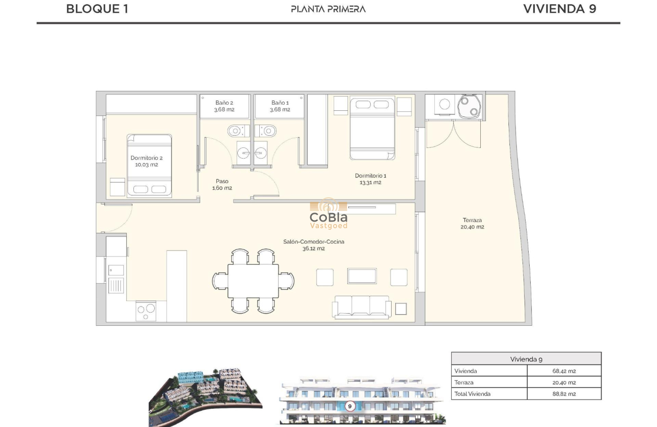 Nouvelle construction - Apartment - Finestrat - Puig Campana Golf