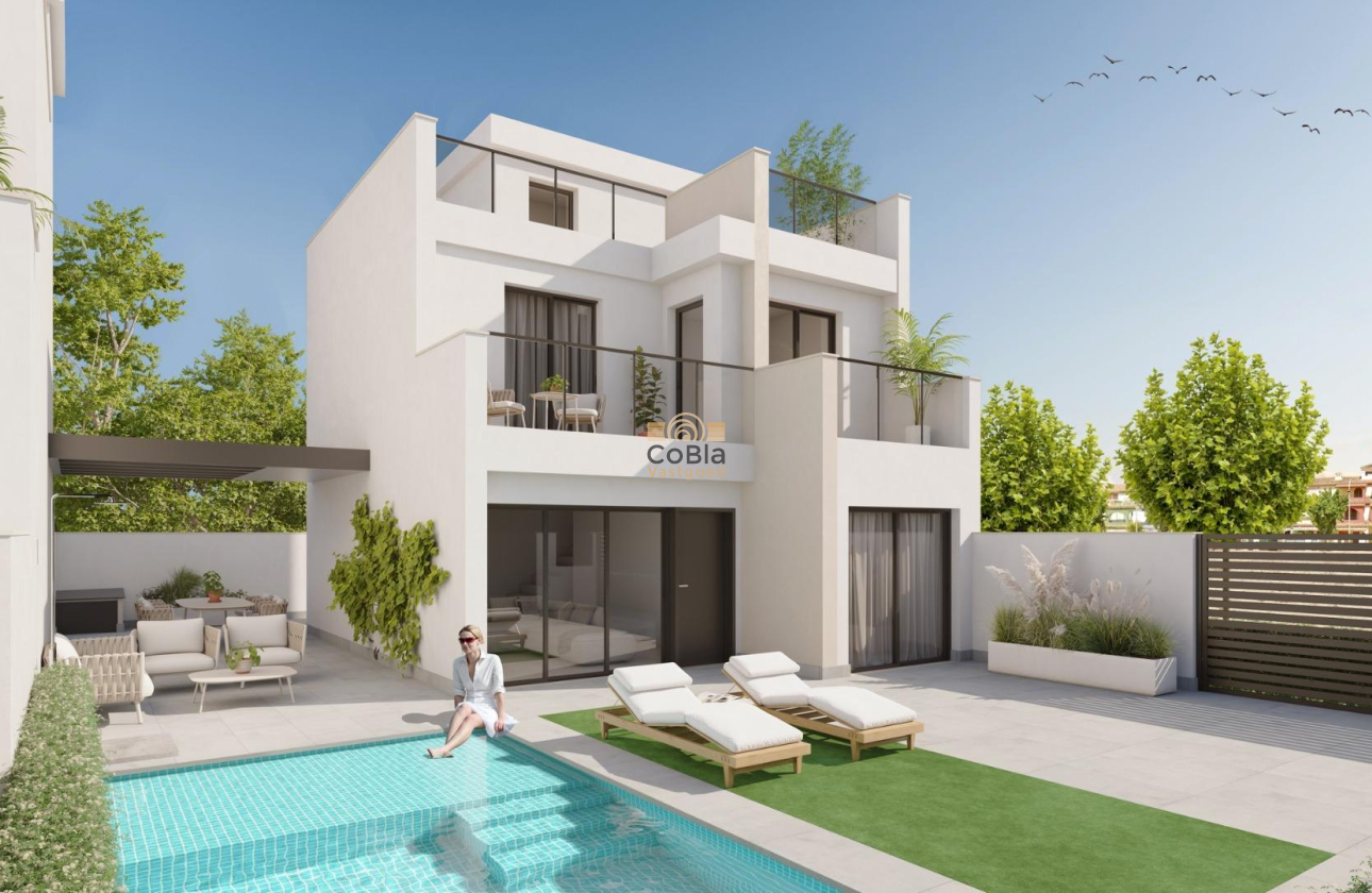 Nieuwbouw Woningen - Villa - Los Alcazares - Playa la Atascadera