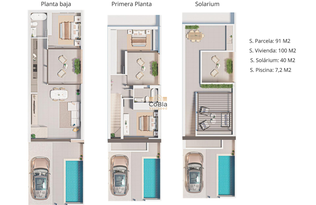 Nieuwbouw Woningen - Herenhuis - San Pedro del Pinatar - Pueblo