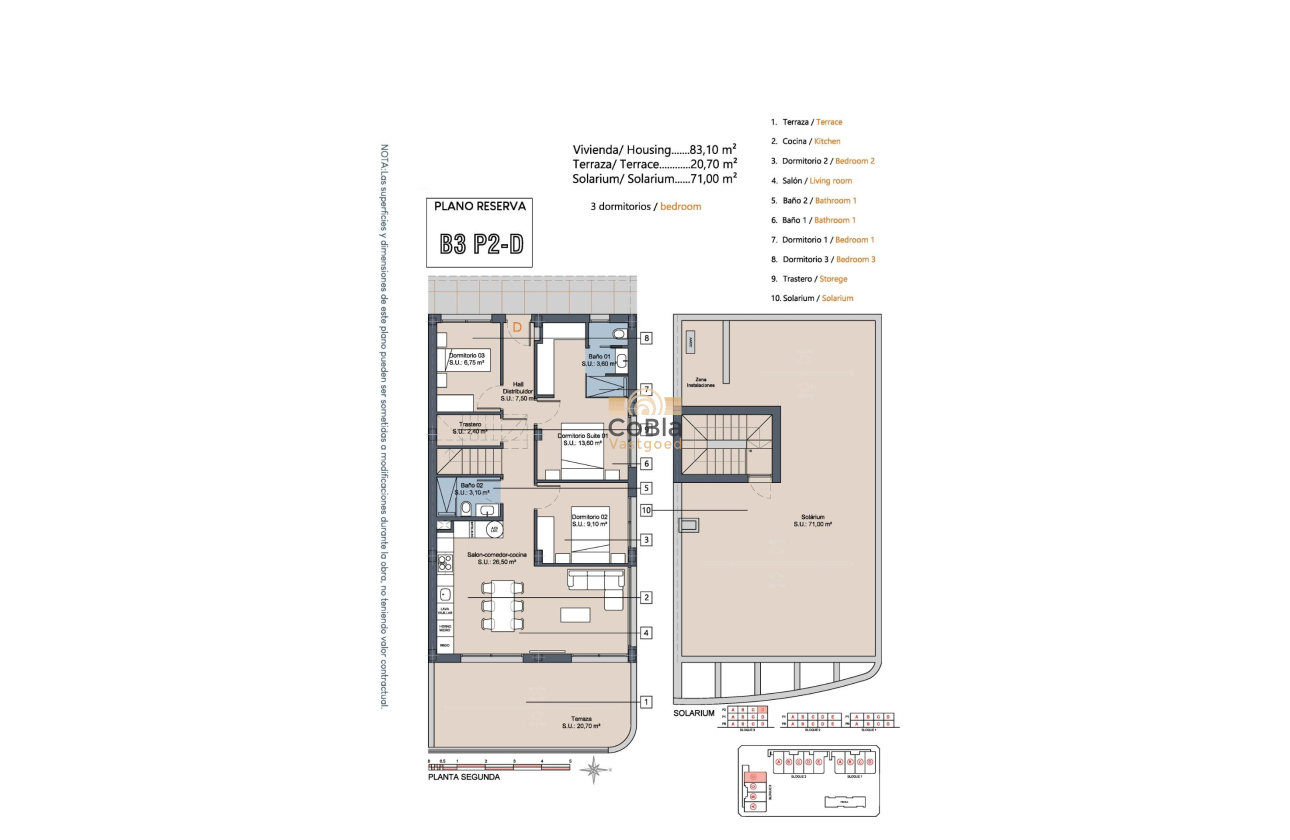 New Build - Penthouse - Los Alcazares - Serena Golf