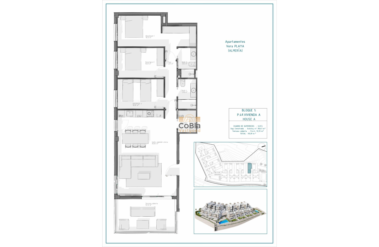 Nieuwbouw Woningen - Appartement - Vera - Pueblo Salinas
