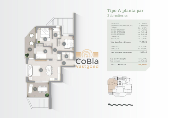 Nieuwbouw Woningen - Appartement - Calpe - Playa Cantal Roig
