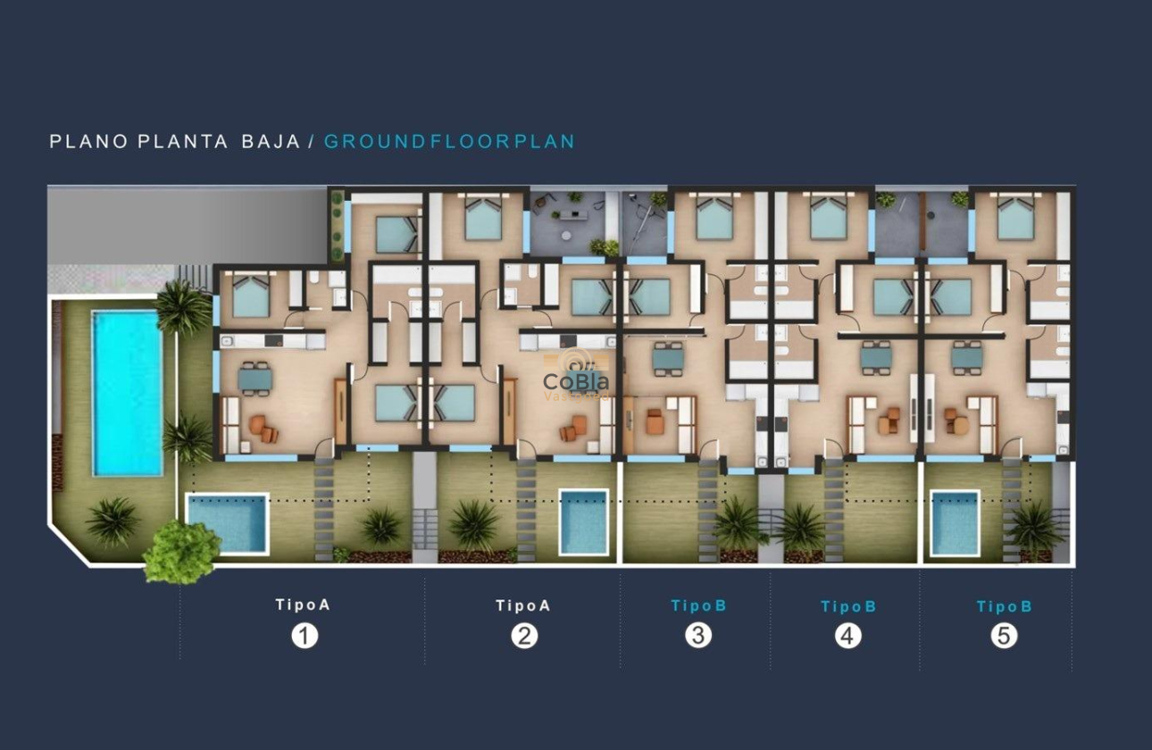 Nieuwbouw Woningen - Bungalow - San Pedro del Pinatar - Los Pinos