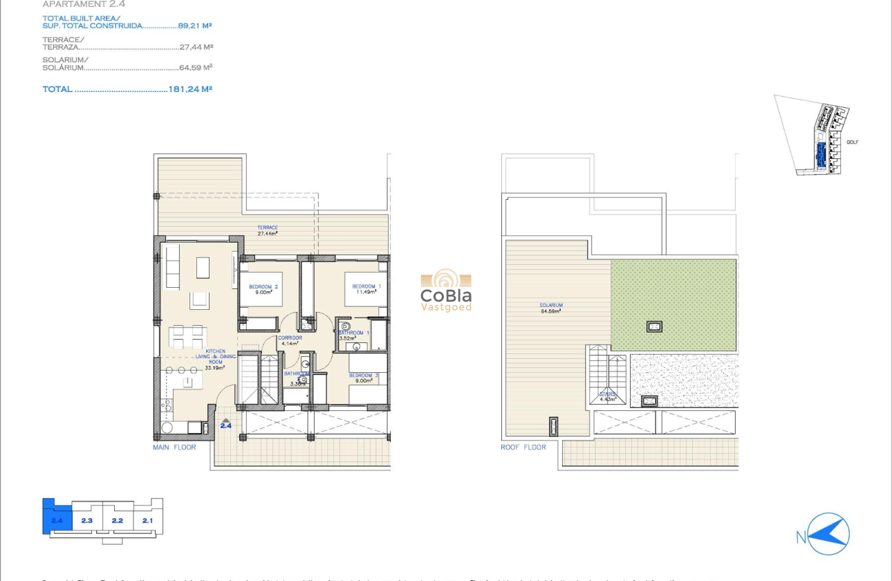 Neue Gebäude - Penthouse - Los Alcazares - Serena Golf