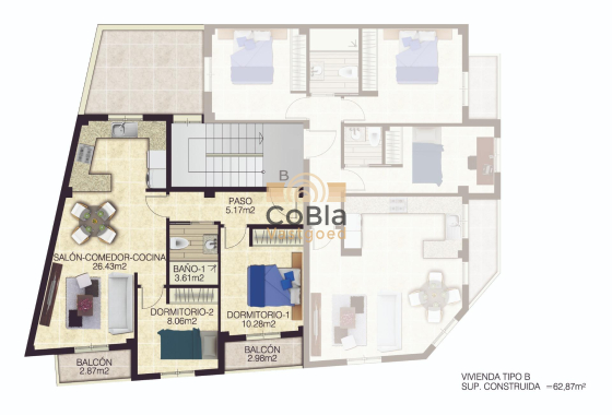 Nieuwbouw Woningen - Appartement - Jacarilla - pueblo