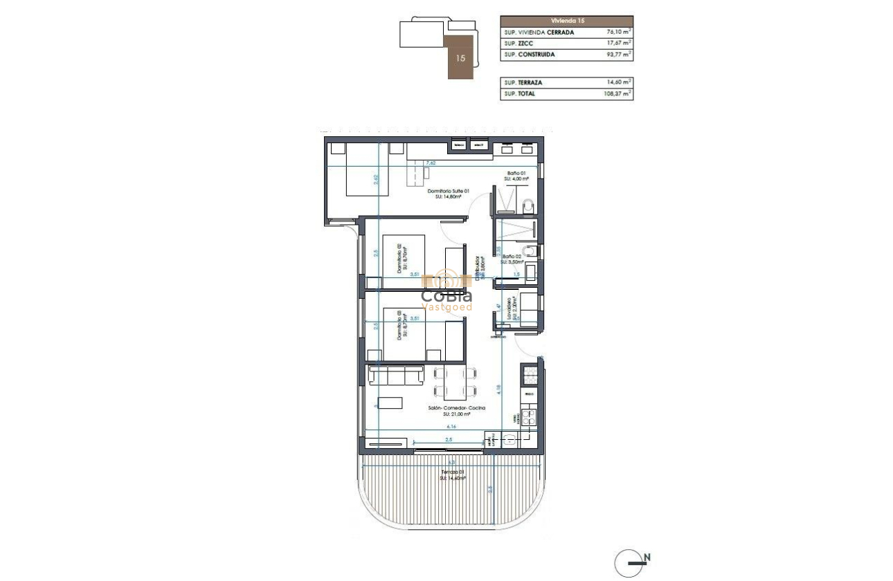 Nieuwbouw Woningen - Appartement - Guardamar del Segura - Camino del Puerto