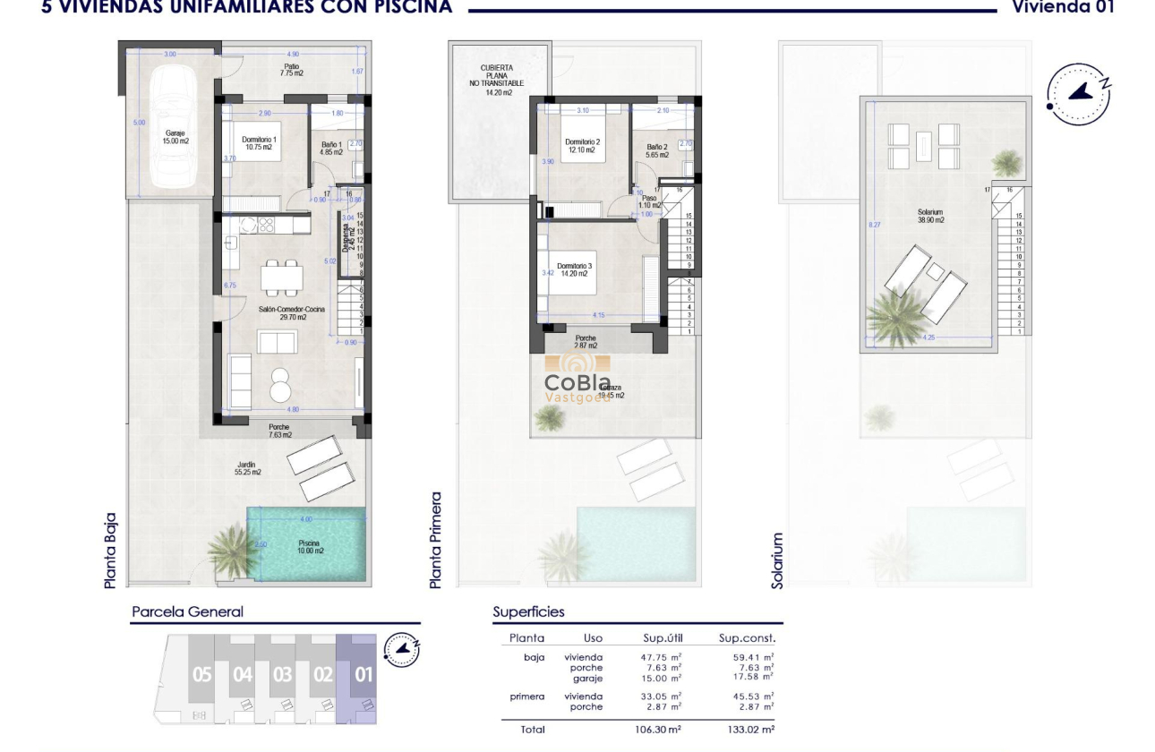 Nieuwbouw Woningen - Villa - San Pedro del Pinatar - Polideportivo