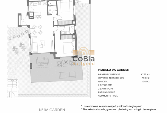 Nieuwbouw Woningen - Ground floor apartment - Los Alcazares - Parque Diana