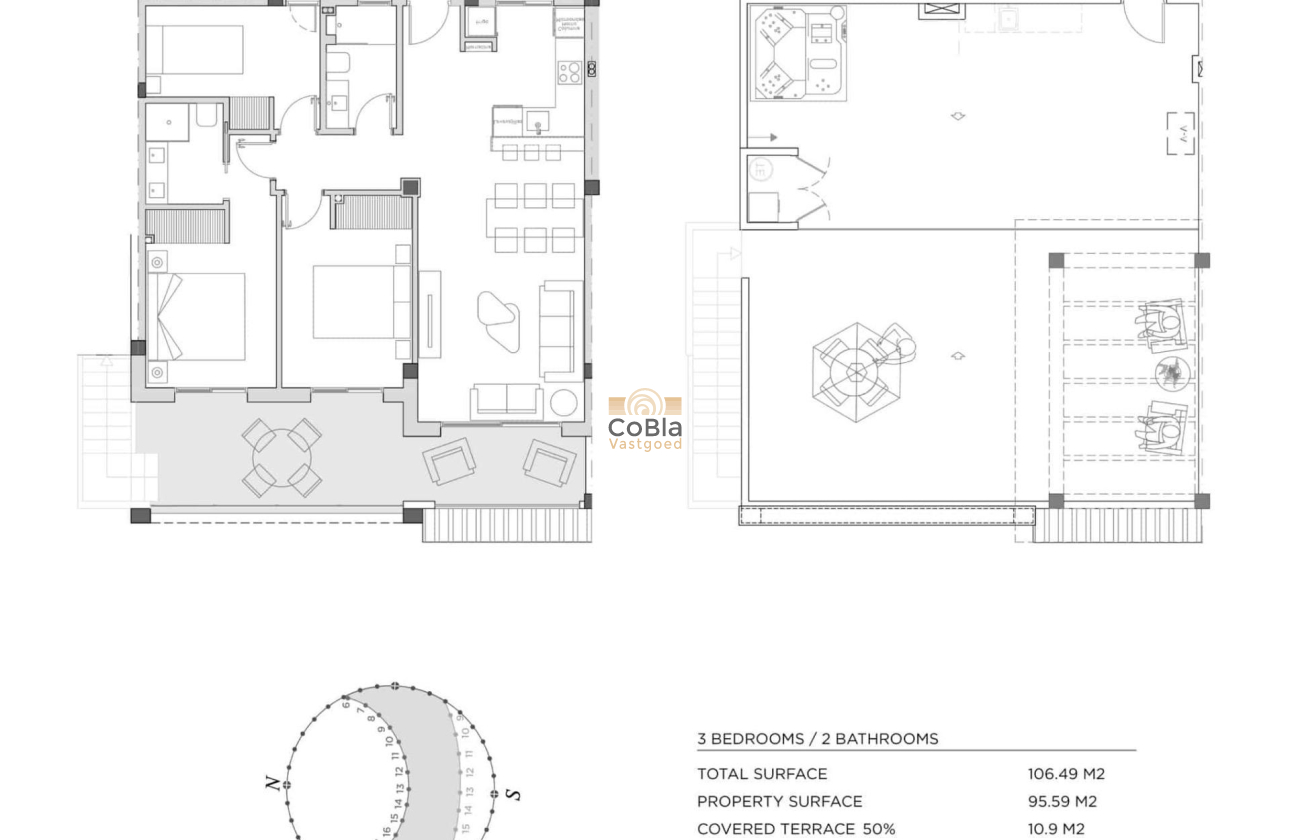 Nieuwbouw Woningen - Top Floor Bungalow - Rojales - Doña Pepa