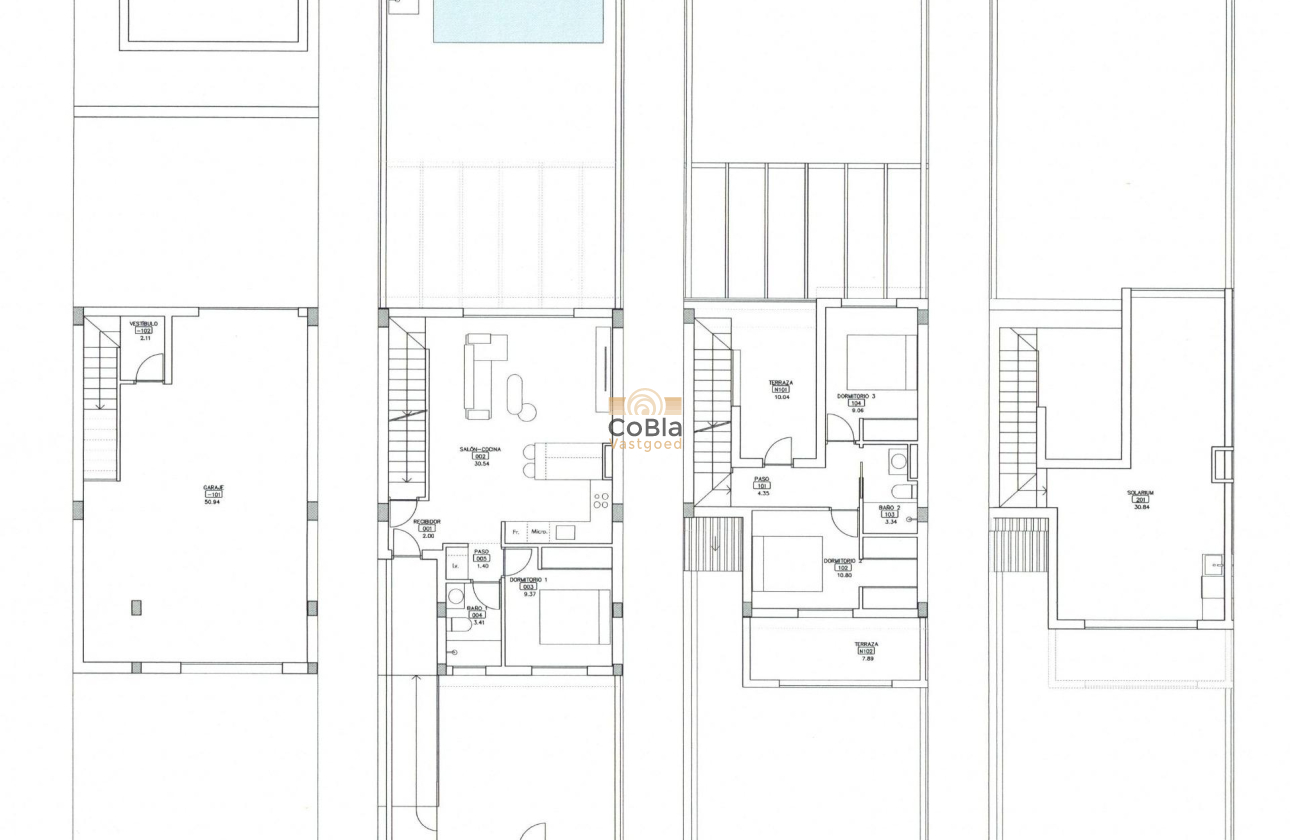Nieuwbouw Woningen - Herenhuis - Los Alcazares - Serena Golf