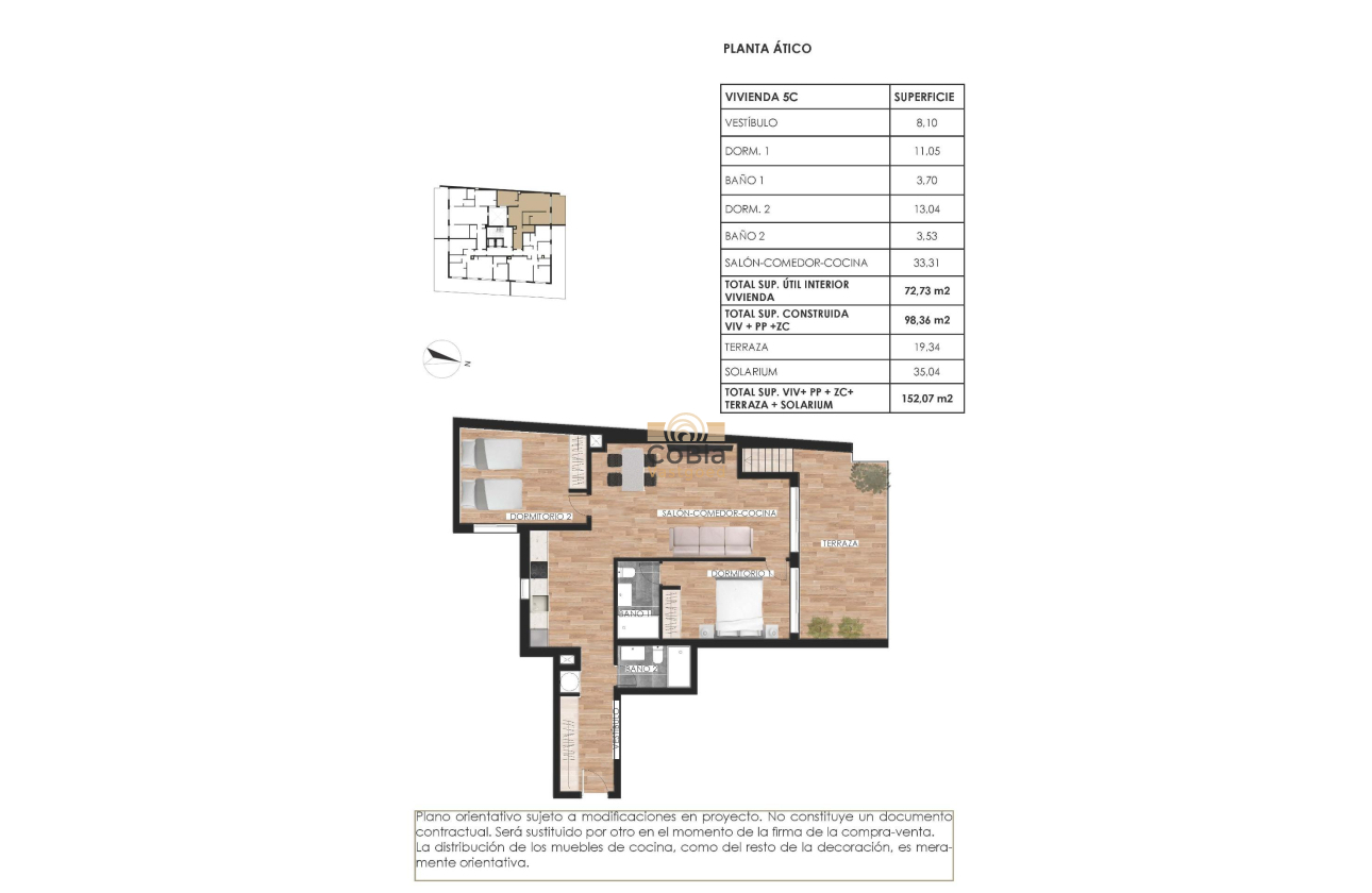 Nouvelle construction - Attique - Torrevieja - Parque de las Naciones