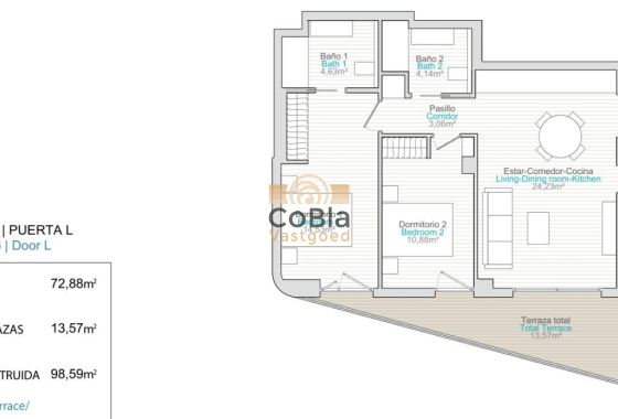 Nieuwbouw Woningen - Appartement - Villajoyosa - La Tellerola