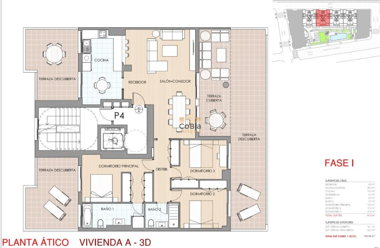 Nieuwbouw Woningen - Penthouse - Aguilas - Playa de Levante