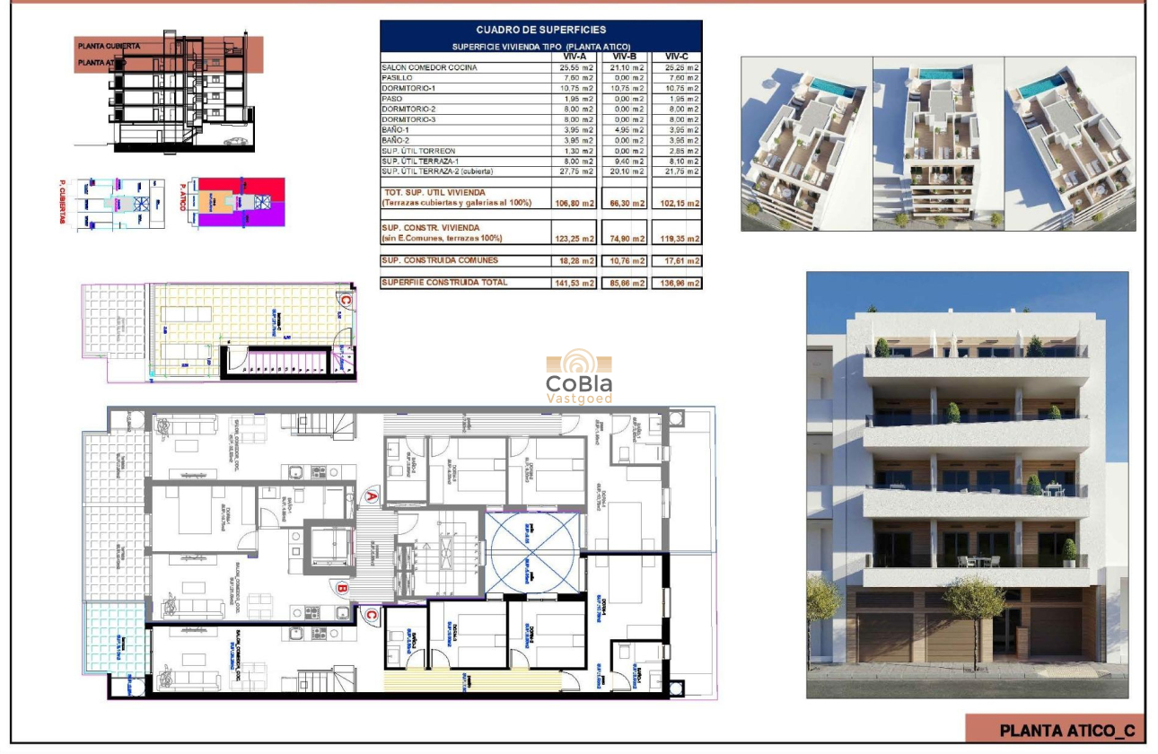 Nouvelle construction - Attique - Torrevieja - Center