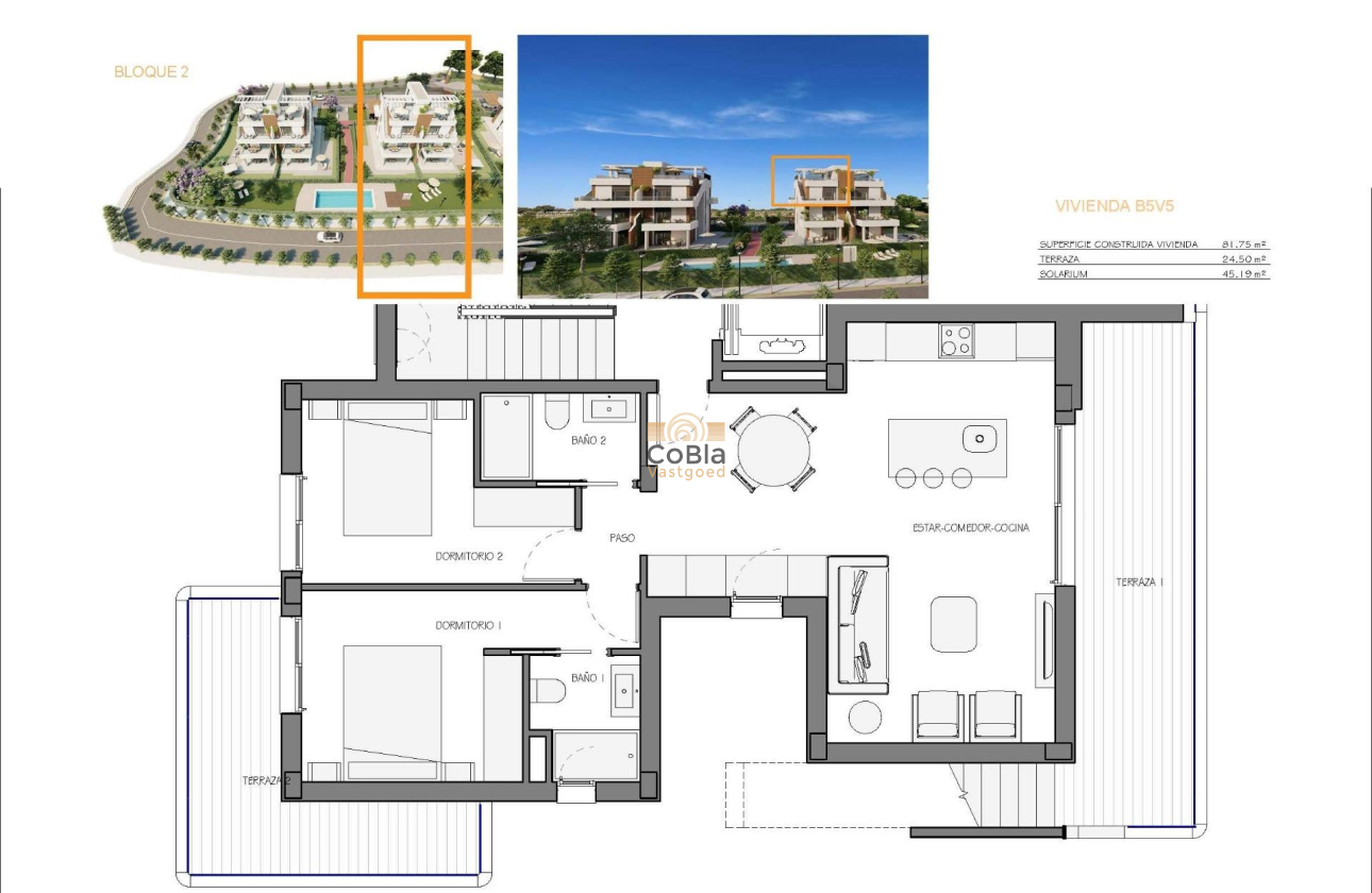 Nieuwbouw Woningen - Penthouse - Fuente Álamo - Hacienda del Alamo